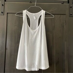 Athleta Razor Back White Tank, Women’s Size 2X